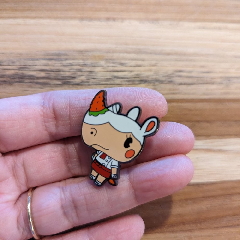 Cute Animal Villager Merengue Character Enamel Pin
